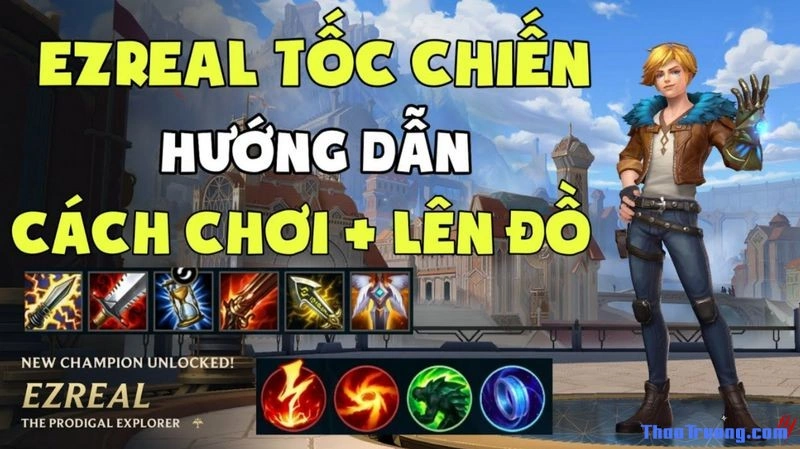 Lên đồ ezreal tốc chiến jun88